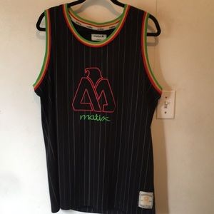 Matix  Rasta throwback tank top